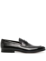 Ferragamo mocassins en cuir à entaille penny - Noir