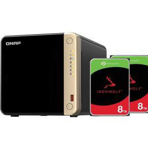 NAS Starterkit QNAP TS-464 + 2x 8TB Seagate Ironwolf