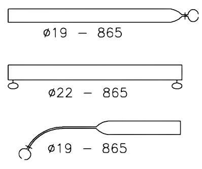 Campking Voortentspanstok 19/22mm 165/255cm