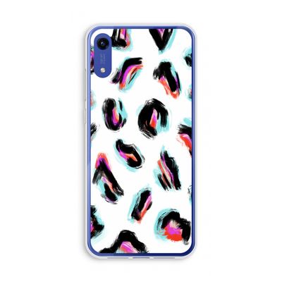 Cheetah color: Honor Play 8A Transparant Hoesje