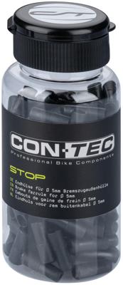 CONTEC Ct cable cover stop pushfit box 150 pcs black