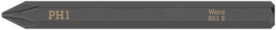 Wera 851 S Phillips kruiskopbits voor slagschroevendraaier, PH 1 x 70 mm - 05018160001