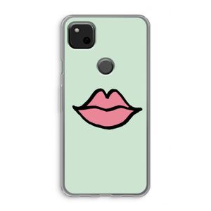 Kusje: Google Pixel 4a Transparant Hoesje
