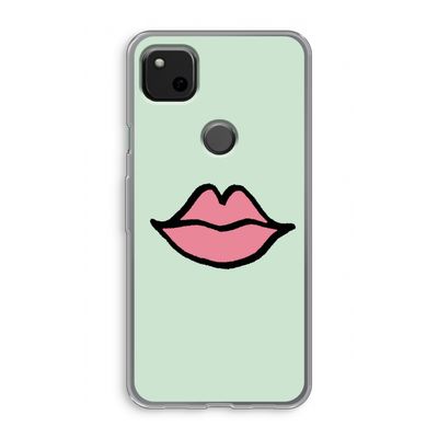 Kusje: Google Pixel 4a Transparant Hoesje