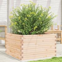VidaXL Plantenbak 80x80x45,5 cm massief grenenhout