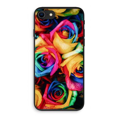 Neon bloemen: iPhone 8 Biologisch afbreekbaar hoesje