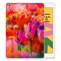 Tablethoes Apple iPad 10.2 | iPad 10.2 (2020) | 10.2 (2021) Tulips - thumbnail