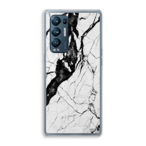 Witte marmer 2: Oppo Find X3 Neo Transparant Hoesje