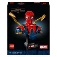 LEGO marvel - iron spider-man buste constructiespeelgoed (76326)