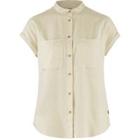 Fjallraven Övik Hemp SS Shirt Dames Chalk White L