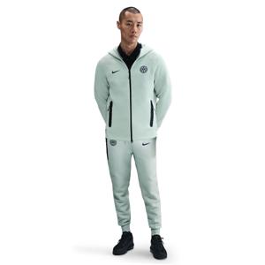 Nike Inter Milan Tech Fleece Trainingspak Full-Zip 2025-2026 Lichtgrijs Donkerblauw