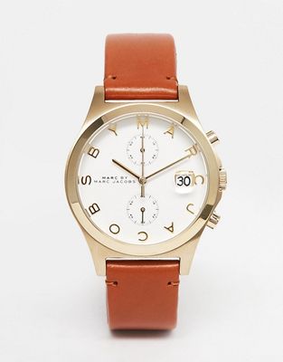 Horlogeband Marc by Marc Jacobs MBM1396 Leder Bruin 18mm