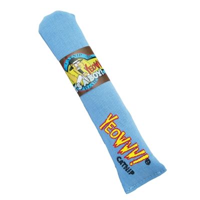 YEOWWW SIGAAR MET CATNIP BLAUW 18 CM YEOWWW SIGAAR MET CATNIP BLAUW 18 CM