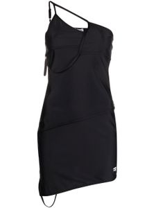 Balenciaga robe à empiècements asymétriques - Noir