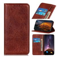 Magnetische Crazy Horse textuur horizontale Flip lederen case voor iPhone XIR (2019) met houder & kaartsleuven & portemonnee (bruin)