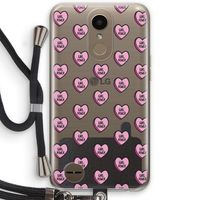 GIRL POWER: LG K10 (2017) Transparant Hoesje met koord