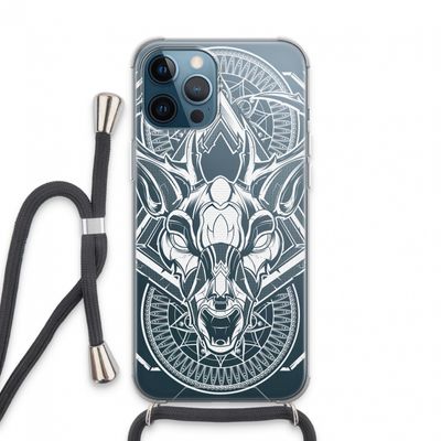 Oh Deer: iPhone 13 Pro Max Transparant Hoesje met koord