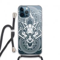 Oh Deer: iPhone 13 Pro Max Transparant Hoesje met koord