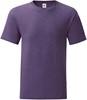 Fruit Of The Loom F130 Iconic T - Heather Purple - L - thumbnail