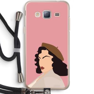 Confidence: Samsung Galaxy J3 (2016) Transparant Hoesje met koord