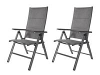 LIVARNO home 2 verstelbare tuinstoelen Toronto Deluxe