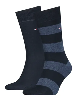 Tommy Hilfiger 2-paar Katoenen heren sokken - Rugby