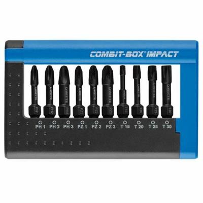 Set van tips WITTE COMBIT-BOX PH1 PH2 PZ1 PZ2 TX PH3 PZ3 10 Onderdelen (10 Stuks)