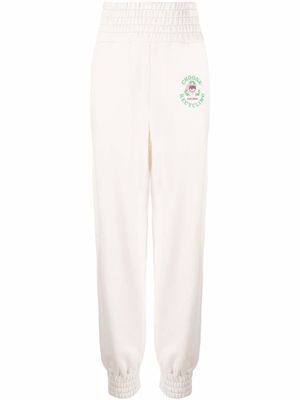 Chiara Ferragni pantalon de jogging Eyelike à slogan imprimé - Tons neutres