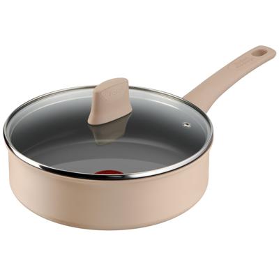 HEMA Tefal Hapjespan Ø24cm Keramisch PFAS-vrij Met Deksel