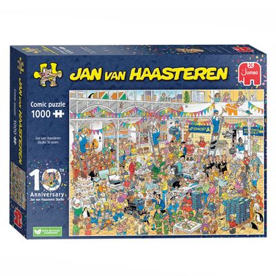 Jan Van Haasteren legpuzzel - 10 jaar studio