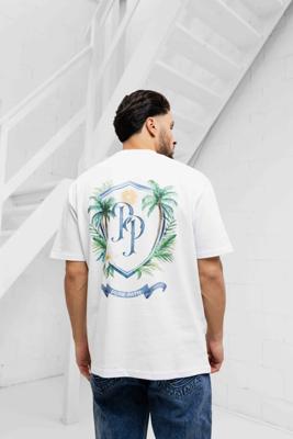 Pure Path Tropical T-Shirt Heren Wit - Maat XS - Kleur: Wit | Soccerfanshop