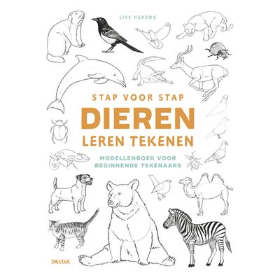 Deltas Stap voor stap dieren leren tekenen