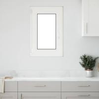 Kelderraam "RISOR" 50x75 cm draai-kiep DIN links antraciet