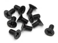 HPI - Flat head screw m3x6mm (10pcs) (Z525) - thumbnail