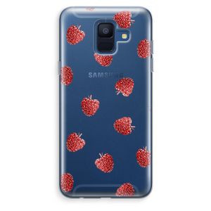Framboosjes: Samsung Galaxy A6 (2018) Transparant Hoesje