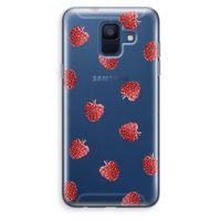 Framboosjes: Samsung Galaxy A6 (2018) Transparant Hoesje