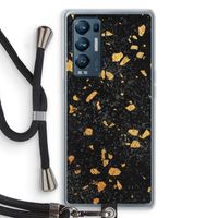 Terrazzo N°7: Oppo Find X3 Neo Transparant Hoesje met koord