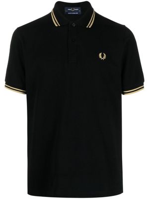 Fred Perry polo à logo brodé - Noir