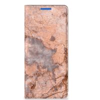 OPPO Reno 6 Pro Plus 5G Standcase Marmer Oranje