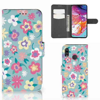 Samsung Galaxy A70 Hoesje Flower Power Samsung Galaxy A70 Hoesje Flower Power