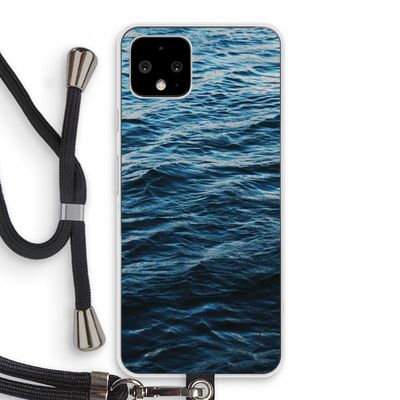 Oceaan: Pixel 4 Transparant Hoesje met koord