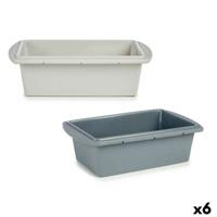 Bakvorm Kinvara HH038 HH038 Lichtgrijs Donker grijs Siliconen 1,5 L 16 x 7 x 27,5 cm Cake (6 Stuks) Bakvorm Kinvara HH038 HH038 Lichtgrijs Donker grijs Siliconen 1,5 L 16 x 7 x 27,5 cm Cake (6 Stuks)