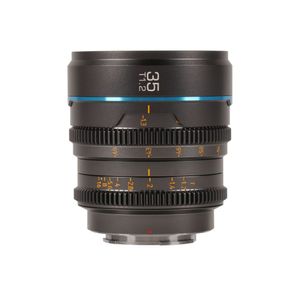 Sirui Nightwalker Series 35mm T1.2 S35 Manual Focus Cine Lens RF Mount, gun metal grijs