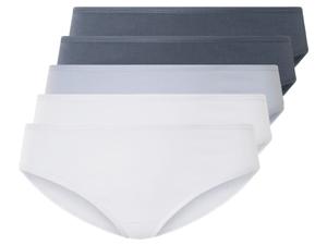 esmara 5 dames slips (Donkerblauw/lichtblauw/grijs, 3XL (56/58))