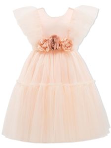 Tulleen robe La Croix en tulle - Rose