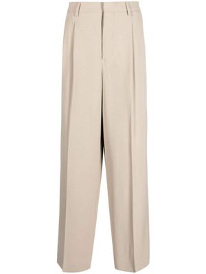 AMI Paris pantalon plissé à coupe ample - Tons neutres