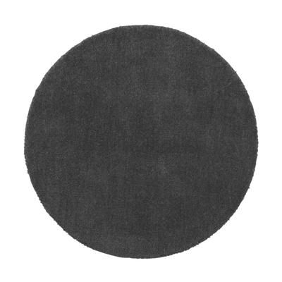 Leen Bakker - Vloerkleed Colours - Charcoal - Ø68 Cm - Katoen/Wol - Grijs