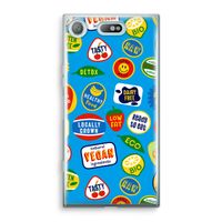 Fruitsticker: Sony Xperia XZ1 Compact Transparant Hoesje