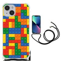 iPhone 14 Doorzichtige Silicone Hoesje Blokken