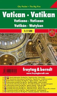 Stadsplattegrond Vaticaanstad - Vatican - Vatikan | Freytag & Berndt